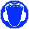 Pictogram 252 - round - “Ear protection mandatory”